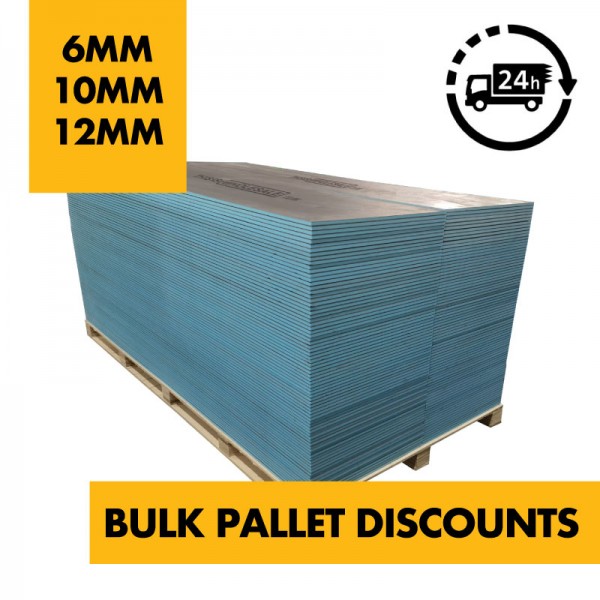Tile Backer Board BULK PALLET DEAL (50 PACK) - 6mm / 10mm / 12mm - 1200mm x 600mm 